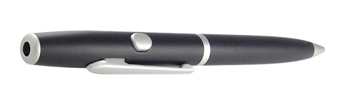 (650nm) Class: IIIA - Writer's Laser Pen (Black w/Silver Trim) - Click Image to Close