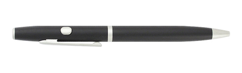 (650nm) Class: IIIA - Writer's Laser Pen (Black w/Silver Trim) - Click Image to Close