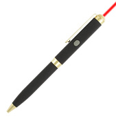 (650nm) Class: IIIA - Laser Pen Red Dot (Black w/Gold Trim)