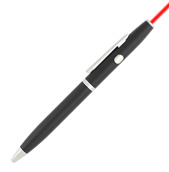 (650nm) Class: IIIA - Writer's Laser Pen (Black w/Silver Trim)