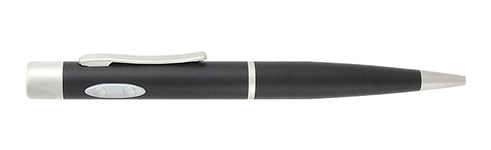 (650nm) Class: IIIA - LED Flashlight Laser Pen (Black)