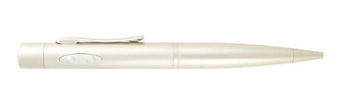(650nm) Class: IIIA - LED Flashlight Laser Pen (Silver)